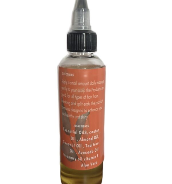 Verdolagas Organic Hair Oil Plus, 6 Oil Blend for Curly, Coily Wavy Hair with Almond Oil, 4.2 fl oz 125ml