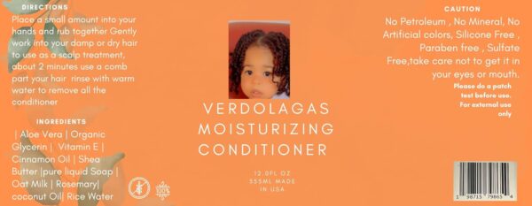Verdolagas Kids Hydrating Conditioner, 12 fl Oz - Image 7